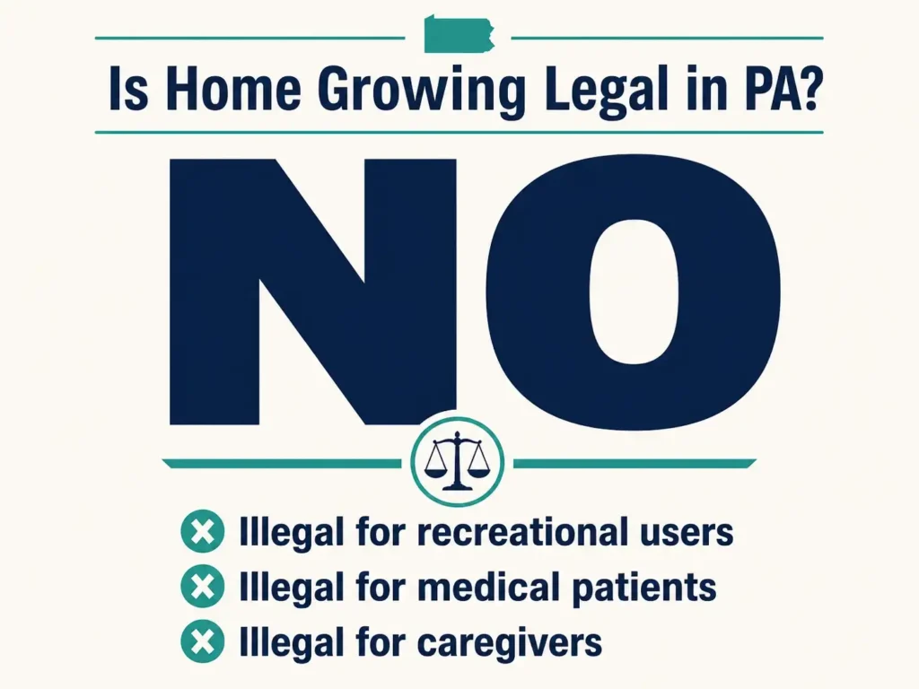 is home cultivation legal PA infographic