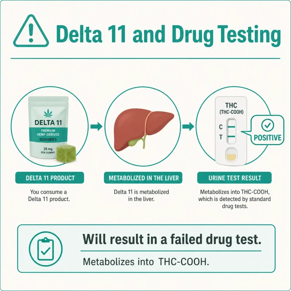 will delta 11 thc show up on a drug test infographic