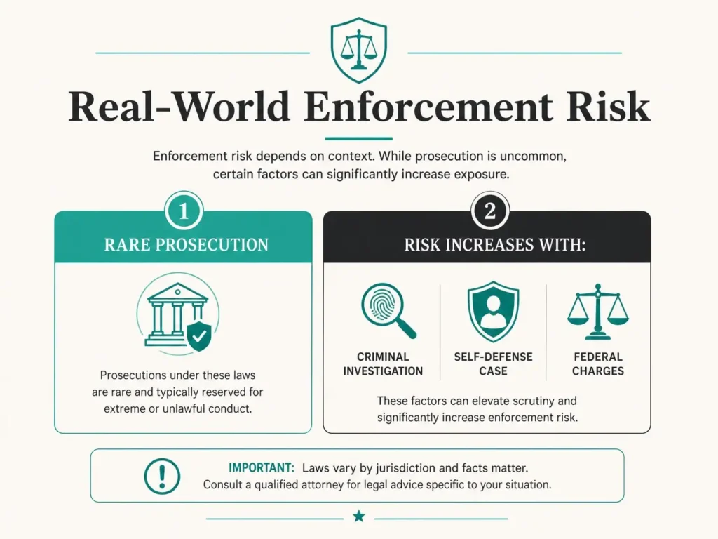 federal enforcement risk marijuana gun law infographic