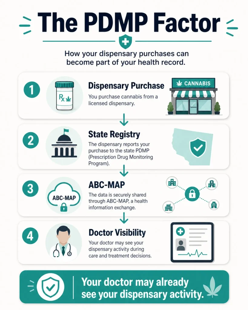 Pennsylvania PDMP medical marijuana tracking infographic