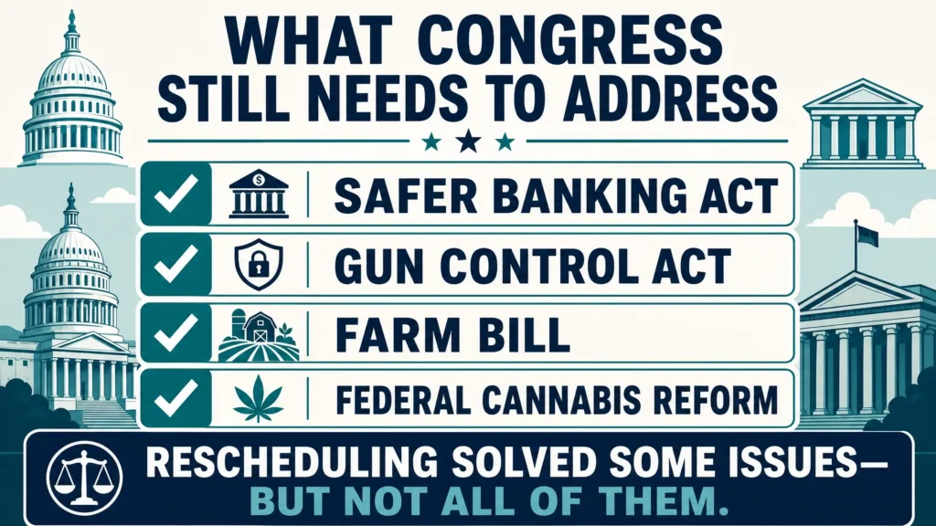 future federal cannabis legislation infographic