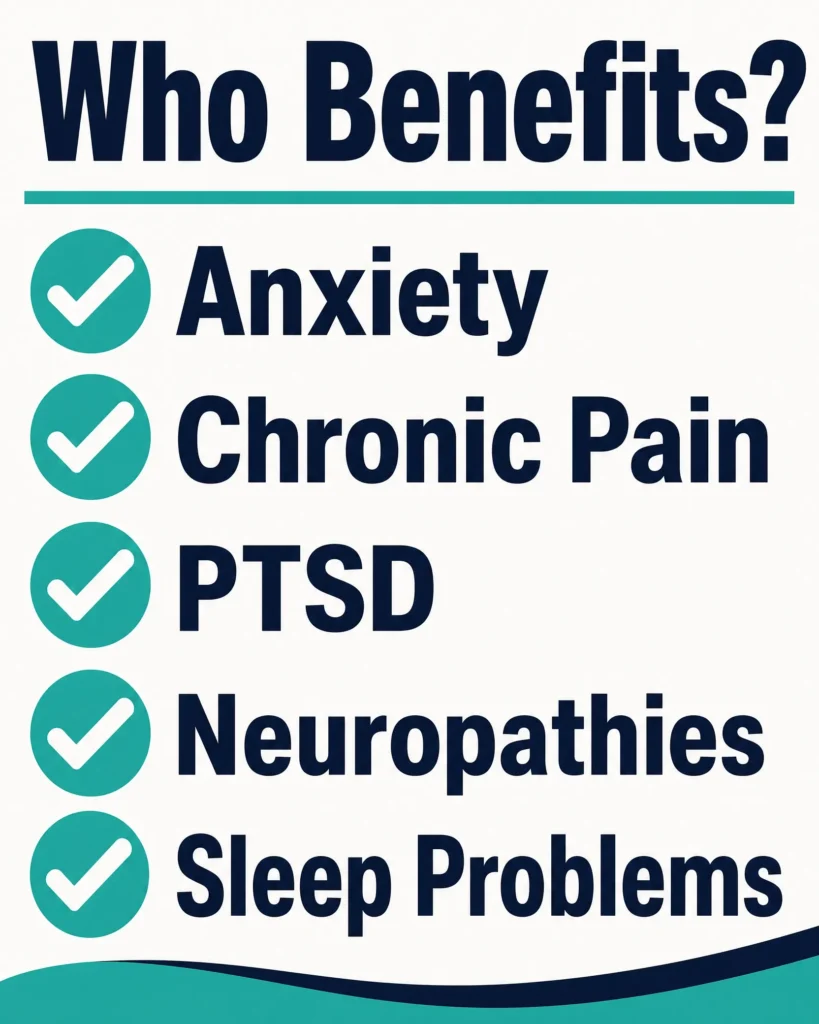 medical uses of Wedding Cake strain infographic