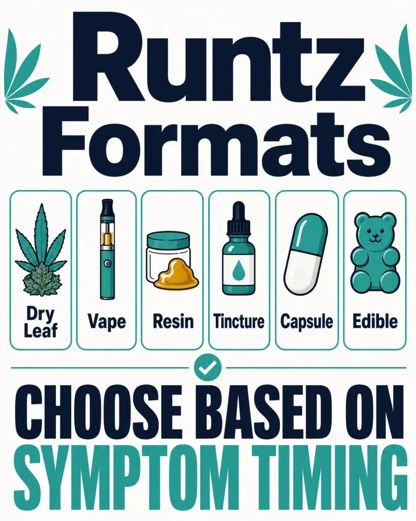 Runtz products at Pennsylvania dispensaries infographic