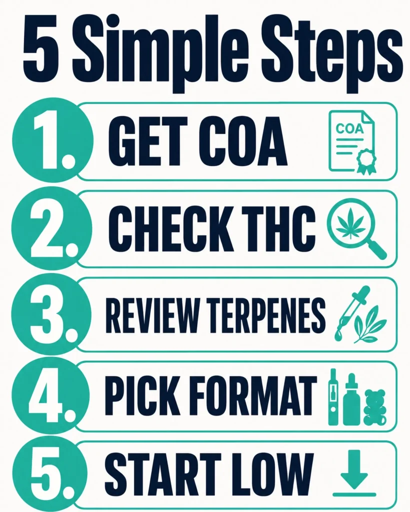 how to choose the right OG Kush product infographic