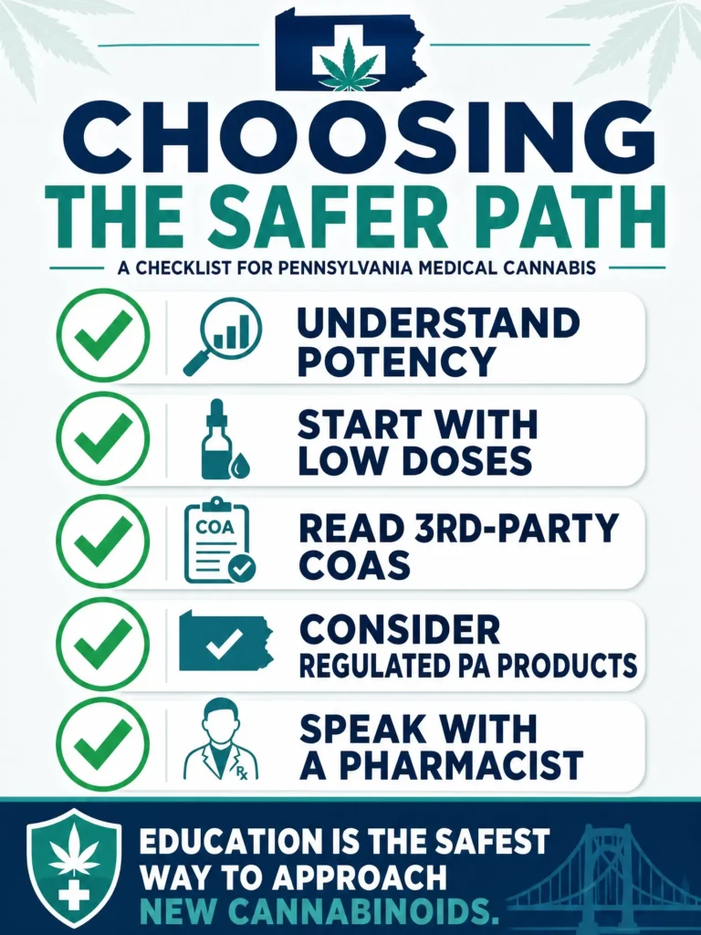 Pennsylvania THCP safety guide infographic