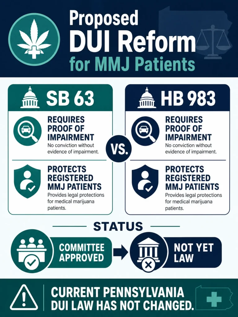 SB 63 and HB 983 DUI reform infographic