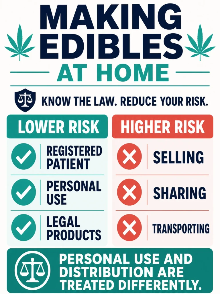 homemade cannabis edibles legal guide Pennsylvania infographic