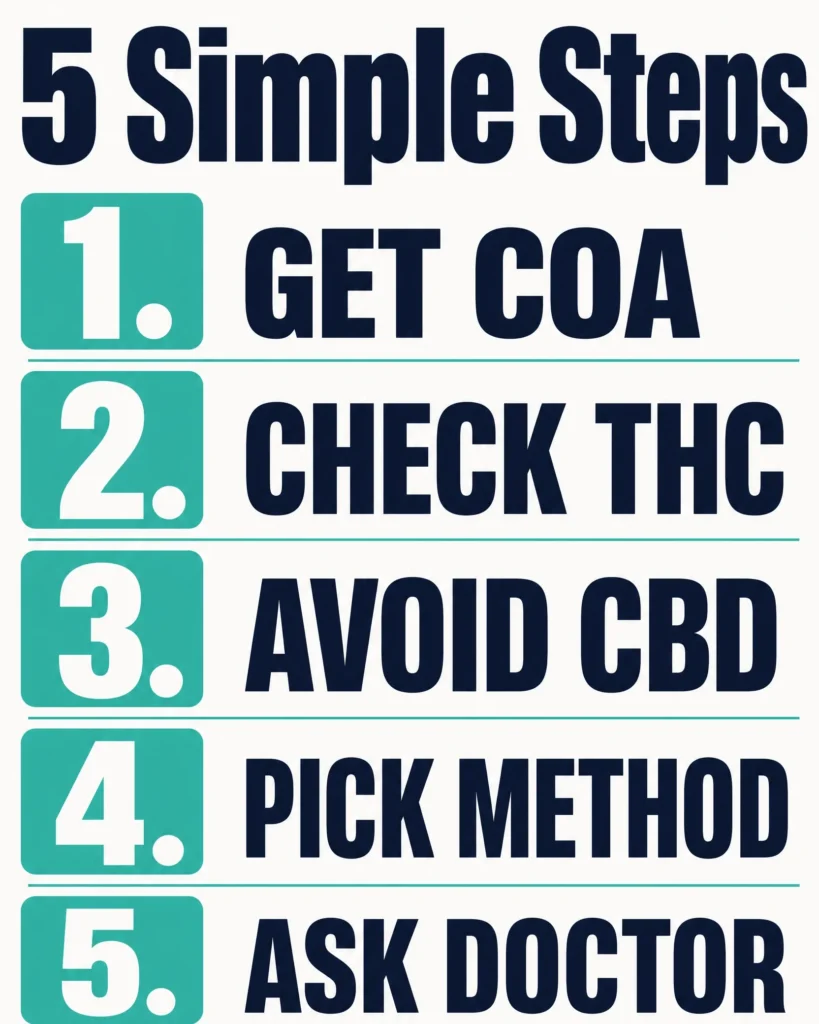 how to choose the best cannabis product for glaucoma infographic