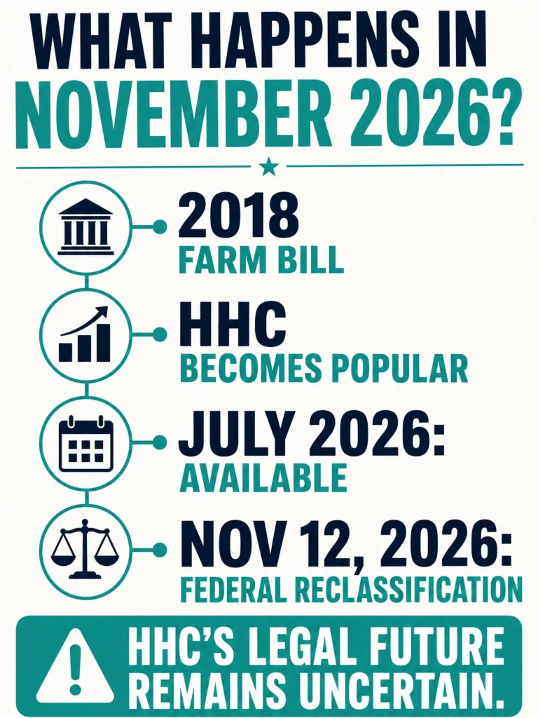 November 2026 HHC federal law changes infographic