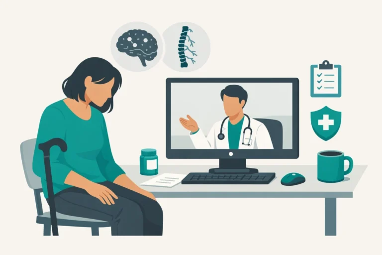 multiple sclerosis patient telehealth consultation neurologist medical marijuana Pennsylvania support