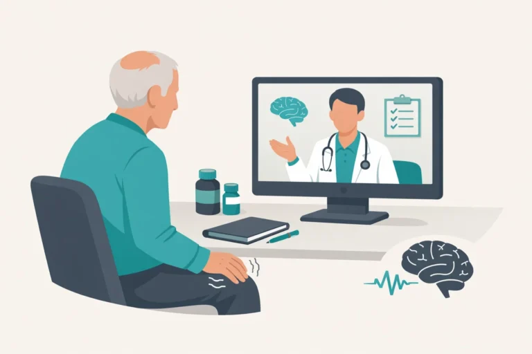 Parkinson’s disease patient telehealth consultation neurologist medical marijuana Pennsylvania support