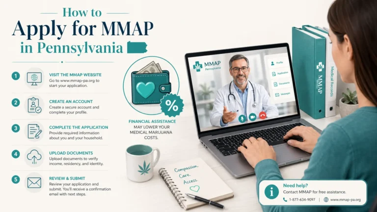 how to apply MMAP Pennsylvania infographic