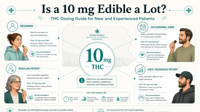 is a 10 mg edible a lot infographic