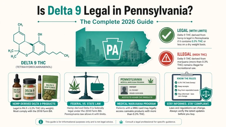 is delta 9 legal in pennsylvania infographic