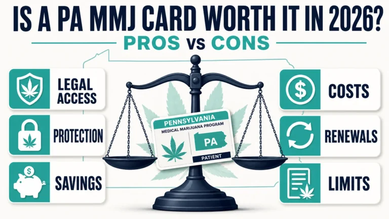 is a PA medical marijuana card worth it infographic