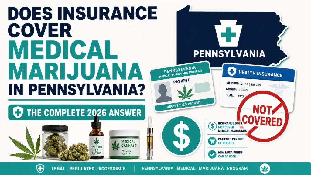 does insurance cover medical marijuana in Pennsylvania infographic