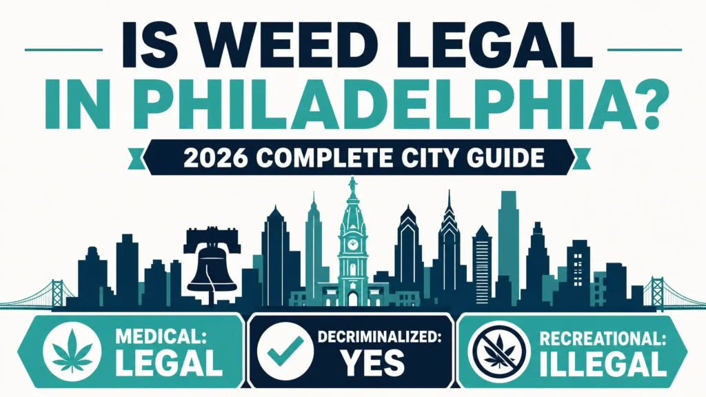 is weed legal in Philadelphia infographic