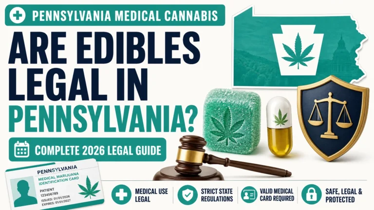 are edibles legal in Pennsylvania infographic